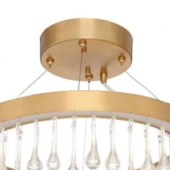 Lucienne Luxor Gold Interior LED Pendant by Designers Fountain -Designers Fountain Shop luxor gold designers fountain chandeliers led88132 lxg 40 1000