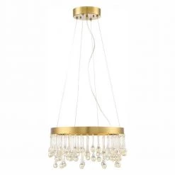 Lucienne Luxor Gold Interior LED Pendant by Designers Fountain