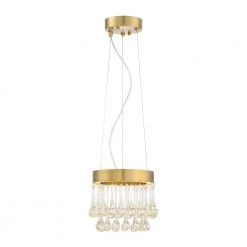 Lucienne 11-Watt Luxor Gold Interior Integrated LED Pendant by Designers Fountain