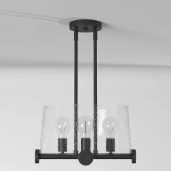 Matteson 4-Light Matte Black Pendant by Designers Fountain -Designers Fountain Shop matte black designers fountain chandeliers 95833 mb c3 1000