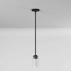 Logan 1-Light Matte Black Mini Pendant by Designers Fountain 15 Logan 1-Light Matte Black Mini Pendant by Designers Fountain -Designers Fountain Shop matte black designers fountain chandeliers 96430 mb fa 1000