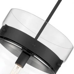 Midnight LA 1-Light Matte Black Shaded Pendant by Designers Fountain 7 Midnight LA 1-Light Matte Black Shaded Pendant by Designers Fountain -Designers Fountain Shop matte black designers fountain chandeliers d222m 12p mb 4f 1000