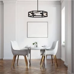 Urban Oasis 6-Light Matte Black Chandelier by Designers Fountain 10 Urban Oasis 6-Light Matte Black Chandelier by Designers Fountain -Designers Fountain Shop matte black designers fountain chandeliers d224m 6ch mb 1f 1000