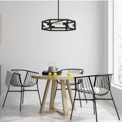 Urban Oasis 6-Light Matte Black Chandelier by Designers Fountain 8 Urban Oasis 6-Light Matte Black Chandelier by Designers Fountain -Designers Fountain Shop matte black designers fountain chandeliers d224m 6ch mb e1 1000