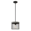 Aster 1-Light Matte Black Pendant by Designers Fountain