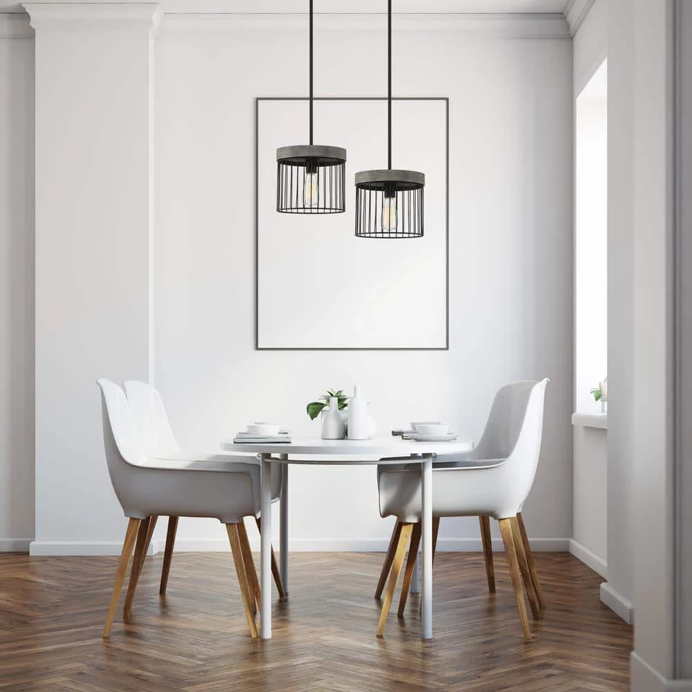 Aster 1-Light Matte Black Pendant by Designers Fountain 4 Aster 1-Light Matte Black Pendant by Designers Fountain - Image 2