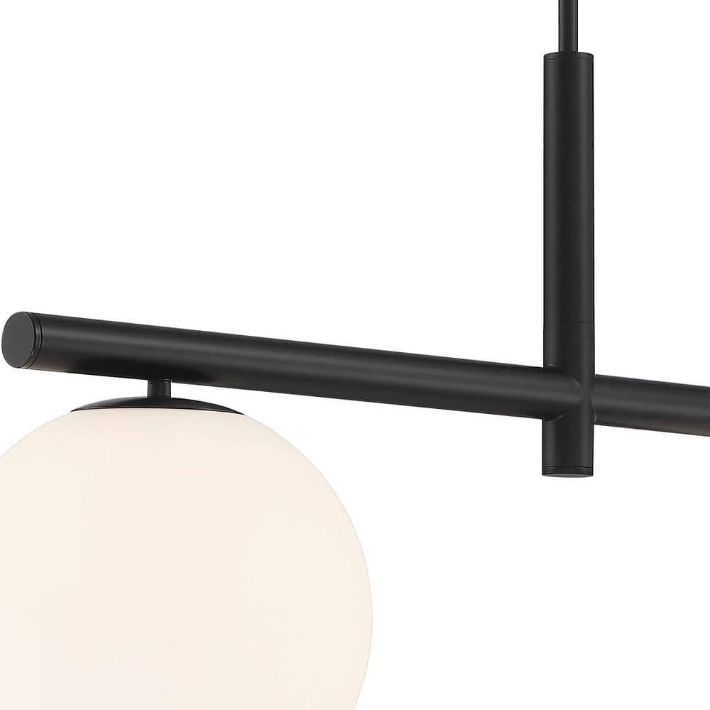 Crown Heights 2-Lights Matte Black Island Pendant by Designers Fountain 6 Crown Heights 2-Lights Matte Black Island Pendant by Designers Fountain - Image 4