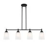 Malone 4-Lights Matte Black Island Pendant by Designers Fountain 1 Malone 4-Lights Matte Black Island Pendant by Designers Fountain -Designers Fountain Shop matte black designers fountain chandeliers d267m is mb 64 1000