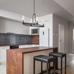 Hudson Heights 4-Lights Island Pendant by Designers Fountain -Designers Fountain Shop matte black designers fountain chandeliers d268c is mb c3 1000