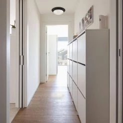 Tap 14 in. 2-Light Matte Black Flush Mount with Etched Glass Shade by Designers Fountain 13 Tap 14 in. 2-Light Matte Black Flush Mount with Etched Glass Shade by Designers Fountain -Designers Fountain Shop matte black designers fountain flush mount lights 1360m mb 44 1000