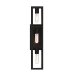 4.75 in. Urban Oasis 3-Light Matte Black Modern Wall Mount Sconce Light by Designers Fountain 9 4.75 in. Urban Oasis 3-Light Matte Black Modern Wall Mount Sconce Light by Designers Fountain -Designers Fountain Shop matte black designers fountain vanity lighting d224m 3b mb 1f 1000