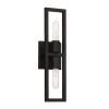 4.75 in. Urban Oasis 2-Light Matte Black Modern Wall Mount Sconce Light by Designers Fountain -Designers Fountain Shop matte black designers fountain vanity lighting d224m ws mb 64 1000