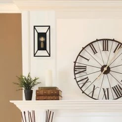 8 in. Within 1-Light Matte Black Modern Industrial Wall Mount Sconce Light by Designers Fountain -Designers Fountain Shop matte black designers fountain vanity lighting d237m ws mb 44 1000