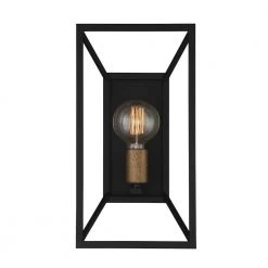 8 in. Within 1-Light Matte Black Modern Industrial Wall Mount Sconce Light by Designers Fountain -Designers Fountain Shop matte black designers fountain vanity lighting d237m ws mb c3 1000