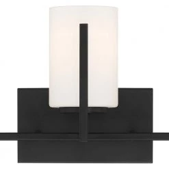 24 in. Cambria 3-Light Matte Black Modern Bathroom Vanity Light with Etched Glass Shades by Designers Fountain -Designers Fountain Shop matte black designers fountain vanity lighting d258m 3b mb 40 1000