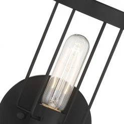 Tafo 9.5 in. 1-Light Matte Black Wall Sconce by Designers Fountain -Designers Fountain Shop matte black designers fountain vanity lighting d273m ws mb 1f 1000