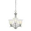 Montego 3-Light Matte Pewter Interior Incandescent Chandelier by Designers Fountain -Designers Fountain Shop matte pewter designers fountain chandeliers 96983 mtp 64 1000