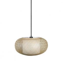 Luca 1-Light Natural Cane with Black Accents a Hanging Pendant by Designers Fountain -Designers Fountain Shop natural cane with black accents designers fountain chandeliers 3660 334 a0 1000