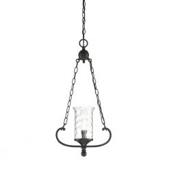 Amilla 1-Light Natural Iron Mini-Pendant by Designers Fountain