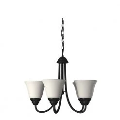 Kendall 20 in. 5-Light Oil Rubbed Bronze Transitional Chandelier with Alabaster Glass Shade by Designers Fountain -Designers Fountain Shop oil rubbed bronze designers fountain chandeliers 85185 orb 44 1000