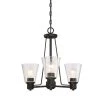 Printers Row 3-Light Oil Rubbed Bronze Interior Incandescent Chandelier by Designers Fountain -Designers Fountain Shop oil rubbed bronze designers fountain chandeliers 88083 orb 64 1000