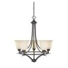 Montego 5-Light Oil Rubbed Bronze Hanging Chandelier by Designers Fountain -Designers Fountain Shop oil rubbed bronze designers fountain chandeliers 96985 orb 64 1000