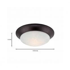 13 in. Halo Oil Rubbed Bronze 2700K CCT LED Ceiling Light Flush Mount by Designers Fountain -Designers Fountain Shop oil rubbed bronze designers fountain flush mount lights led1102 34 66 1000