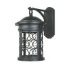 Ellington 16.25 in. Oil Rubbed Bronze 1-Light Outdoor Wall Lamp with Metal Cage Shade by Designers Fountain -Designers Fountain Shop oil rubbed bronze designers fountain outdoor sconces 31121 orb 64 1000