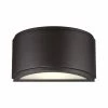 Halsey 5 in. Oil Rubbed Bronze LED Outdoor Wall Lamp with Frosted Glass Shade by Designers Fountain 1 Halsey 5 in. Oil Rubbed Bronze LED Outdoor Wall Lamp with Frosted Glass Shade by Designers Fountain -Designers Fountain Shop oil rubbed bronze designers fountain outdoor sconces led34631 orb 64 1000