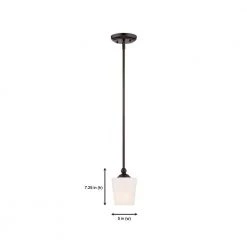 Darcy 1-Light Oil-Rubbed Bronze Mini Pendant by Designers Fountain -Designers Fountain Shop oil rubbed bronze designers fountain pendant lights 15006 mp 34 1d 1000