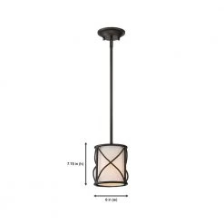 Avara 1-Light Oil Rubbed Bronze Interior Mini-Pendant by Designers Fountain -Designers Fountain Shop oil rubbed bronze designers fountain pendant lights 88630 orb 1d 1000