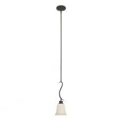 Montego 1-Light Oil-Rubbed Bronze Hanging Mini Pendant by Designers Fountain