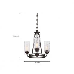 Gramercy Park 3-Light Old English Bronze Interior Incandescent Chandelier by Designers Fountain 12 Gramercy Park 3-Light Old English Bronze Interior Incandescent Chandelier by Designers Fountain -Designers Fountain Shop old english bronze designers fountain chandeliers 87183 oeb 1d 1000