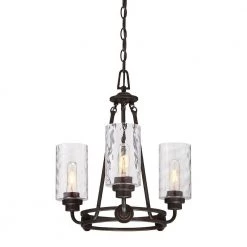 Gramercy Park 3-Light Old English Bronze Interior Incandescent Chandelier by Designers Fountain