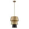 Moonshadow 1-Light Old Satin Brass Pendant by Designers Fountain -Designers Fountain Shop old satin brass designers fountain chandeliers d213m 14p osb 64 1000
