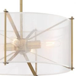 Daybreak 4-Light Old Satin Brass Pendant by Designers Fountain -Designers Fountain Shop old satin brass designers fountain chandeliers d223m 20p osb 4f 1000