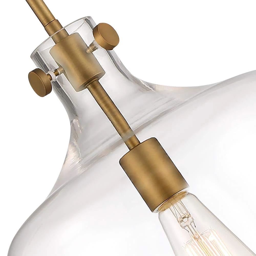 Daydream 1-Light Old Satin Brass Pendant by Designers Fountain 5 Daydream 1-Light Old Satin Brass Pendant by Designers Fountain - Image 3