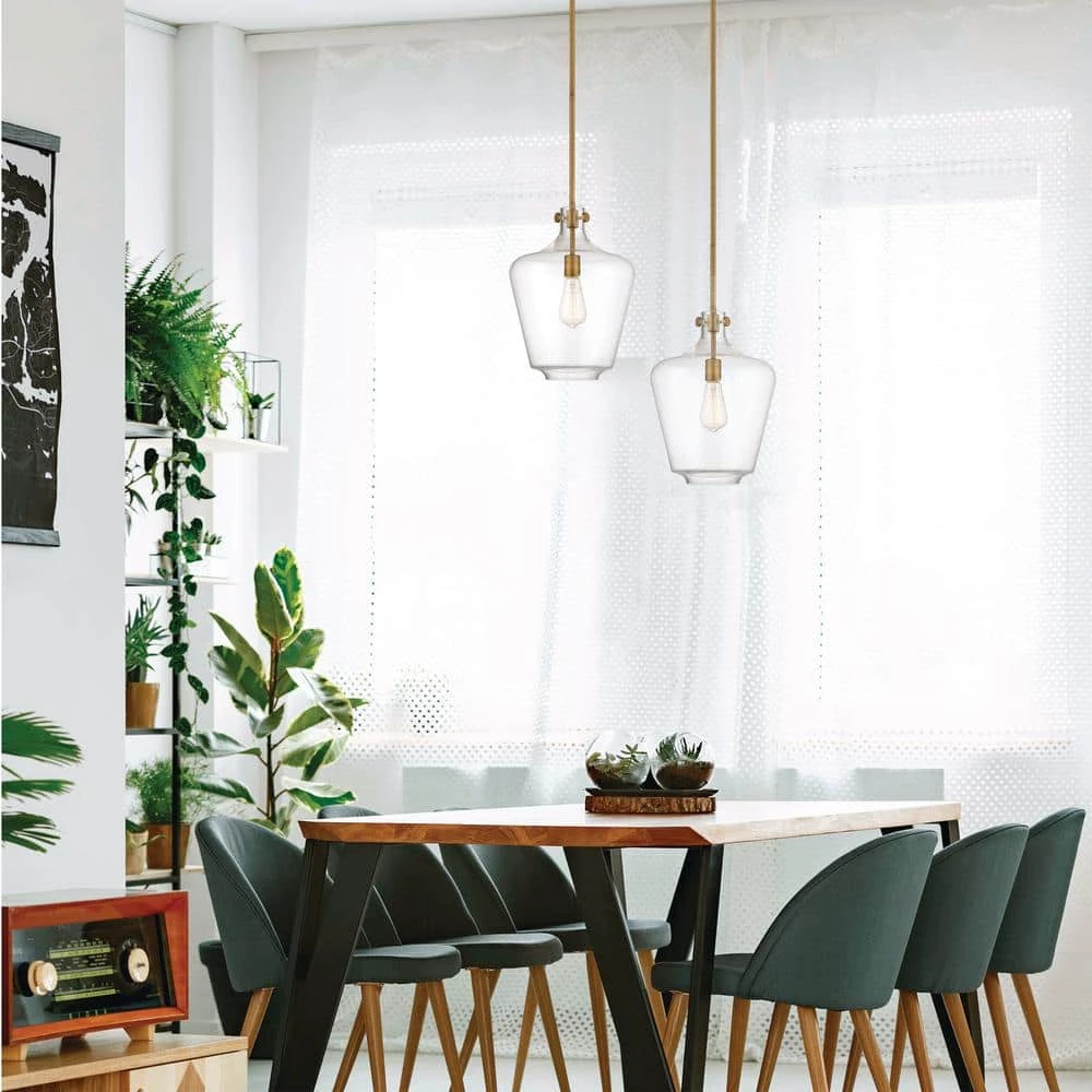 Daydream 1-Light Old Satin Brass Pendant by Designers Fountain 4 Daydream 1-Light Old Satin Brass Pendant by Designers Fountain - Image 2