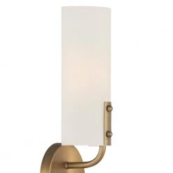 Manhasset 23.5 in. 2-Light Old Satin Brass Wall Sconce with Etched White Glass Shade by Designers Fountain 13 Manhasset 23.5 in. 2-Light Old Satin Brass Wall Sconce with Etched White Glass Shade by Designers Fountain -Designers Fountain Shop old satin brass designers fountain vanity lighting d259m 2ws osb 1f 1000