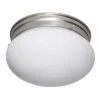 9 in. 2-Light Pewter Ceiling Light Flush Mount by Designers Fountain