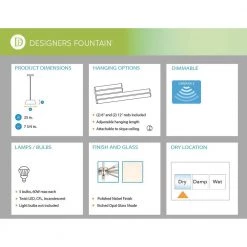 Abree 5-Light Polished Nickel Chandelier with Etched Opal Glass Shade by Designers Fountain -Designers Fountain Shop polished nickel designers fountain chandeliers 92285 pn 76 1000