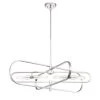 Kenzo 4-Light Polished Nickel Island Pendant by Designers Fountain -Designers Fountain Shop polished nickel designers fountain chandeliers 93138 pn 64 1000