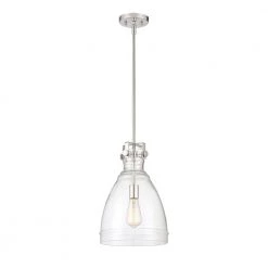 Beechmont 1-Light Polished Nickel Pendant by Designers Fountain