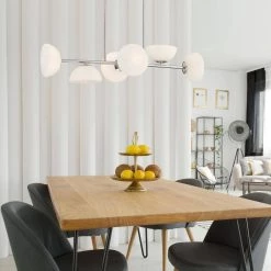 Zio 6-Lights Polished Nickel Island Pendant by Designers Fountain -Designers Fountain Shop polished nickel designers fountain chandeliers d270h is pn c3 1000