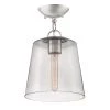9.75 in. Windrush 1-Light Polished Nickel Semi Flush Mount by Designers Fountain -Designers Fountain Shop polished nickel designers fountain flush mount lights d210m sf pn 64 1000