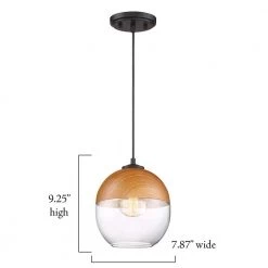 Kawena 1-Light Robusta Wood Style Finish Hanging Pendant by Designers Fountain 13 Kawena 1-Light Robusta Wood Style Finish Hanging Pendant by Designers Fountain -Designers Fountain Shop robusta wood style finish designers fountain pendant lights 3550 319 1d 1000