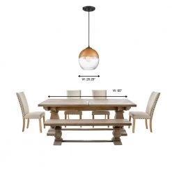 Kawena 1-Light Robusta Wood Style Finish Hanging Pendant by Designers Fountain 15 Kawena 1-Light Robusta Wood Style Finish Hanging Pendant by Designers Fountain -Designers Fountain Shop robusta wood style finish designers fountain pendant lights 3550 319 77 1000