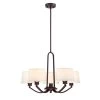 Studio 5-Light Satin Bronze Interior Chandelier by Designers Fountain -Designers Fountain Shop satin bronze designers fountain chandeliers 88585 sb 64 1000