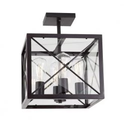 14 in. High Line 4-Light Satin Bronze Interior Incandescent Ceiling Light Semi Flush Mount by Designers Fountain 12 14 in. High Line 4-Light Satin Bronze Interior Incandescent Ceiling Light Semi Flush Mount by Designers Fountain -Designers Fountain Shop satin bronze designers fountain flush mount lights 87311 sb a0 1000