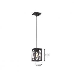 High Line 1-Light Satin Bronze Interior Incandescent Mini Pendant by Designers Fountain 14 High Line 1-Light Satin Bronze Interior Incandescent Mini Pendant by Designers Fountain -Designers Fountain Shop satin bronze designers fountain pendant lights 87330 sb c3 1000
